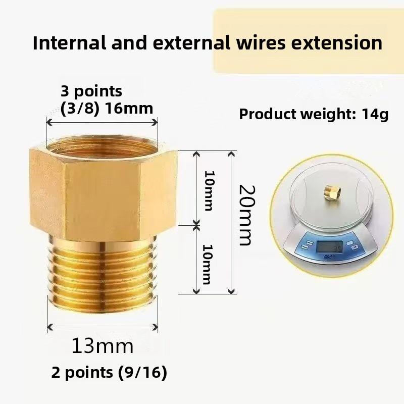 Brass Hex Bushing Reducer Pipe Fitting 1/8 1/4 3/8 1/2 3/4 F to M Threaded Reducing Copper Water Gas Adapter Coupler Connector