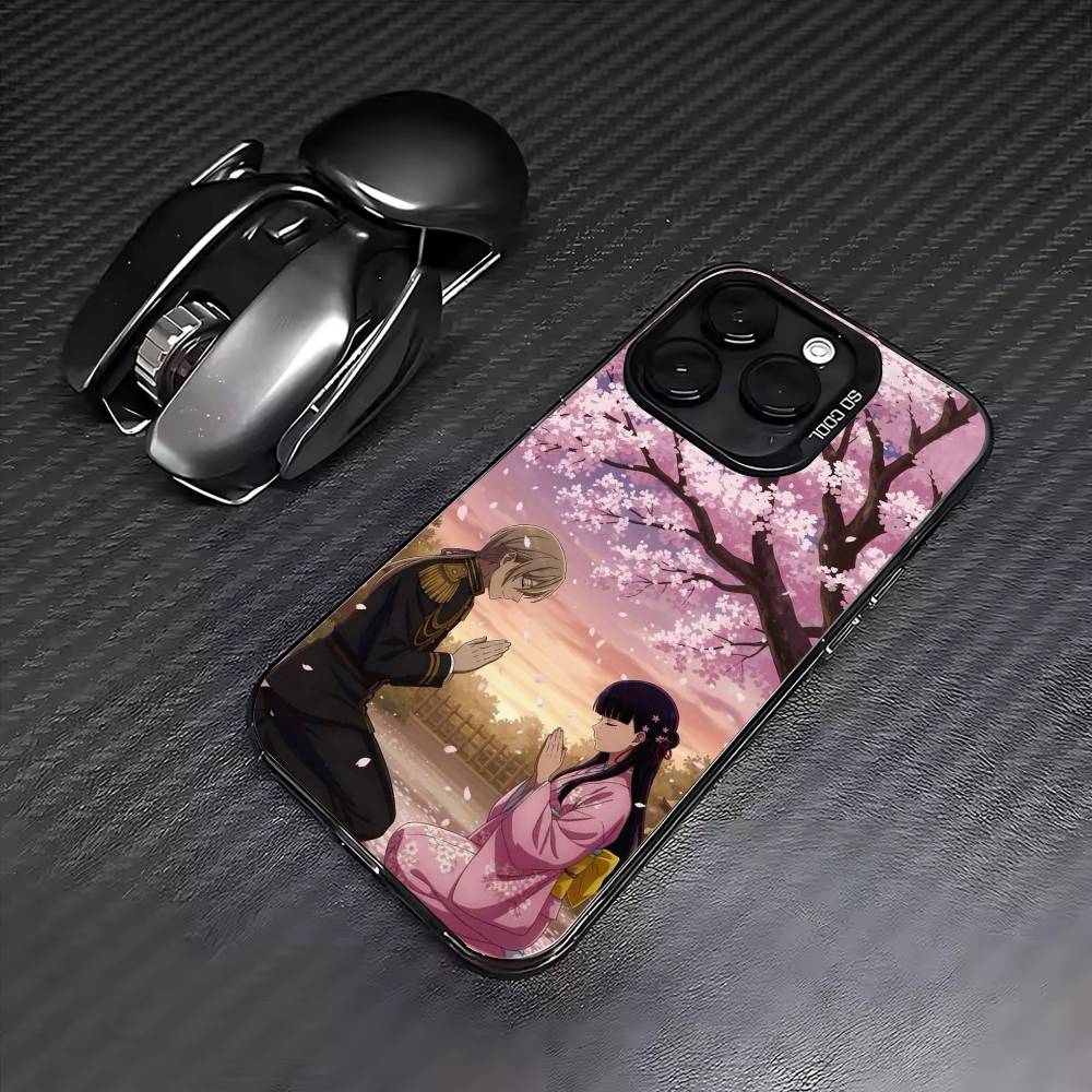 Anime M-My Happy M-Marriage  Phone Case For iPhone17,16,15,14,13,12,11 Plus,Pro Max Colored Silver Plated Inside Cover