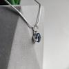 Silberanhänger mit Saphir nano 0,908 ct (2206071)