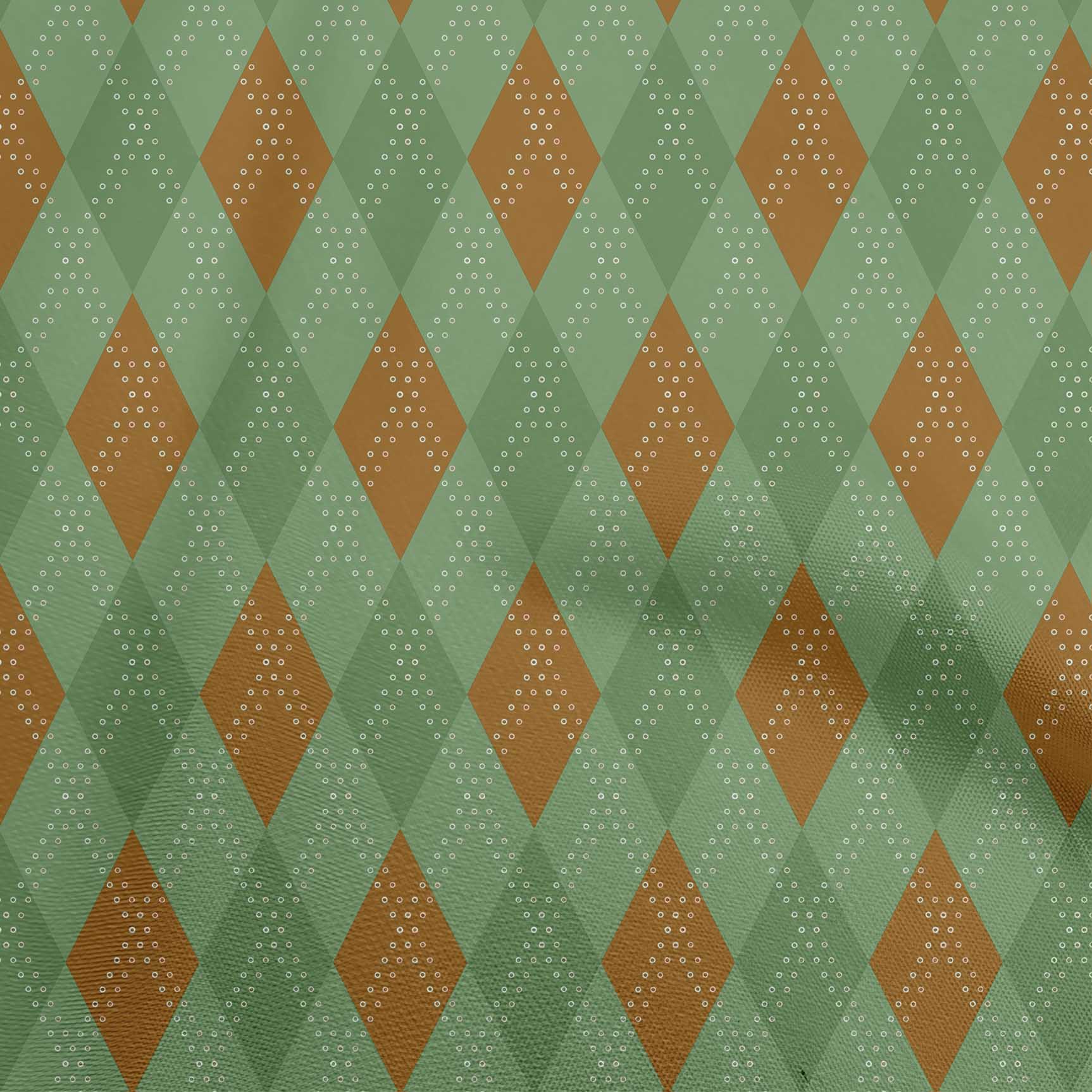 

OneOone Cotton Flex Brown Fabric Argyle Тканина для пошиття друкованої тканини для рукоділля у дворі 40 дюймів 42 Inch Wide - Viscose Chiffon іржі коричневого кольору