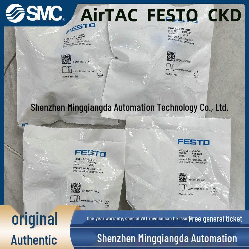 Festo Throttle Valve VFOE-LE-LS-T-R18-M5-G12-Q12-Q6-F1A 8068733