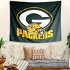 Green Bay Packers Tapestry Wall Hanging Room Background Cloth Home Decor Beach Mat Yoga Mat Sofa Bed Sheet