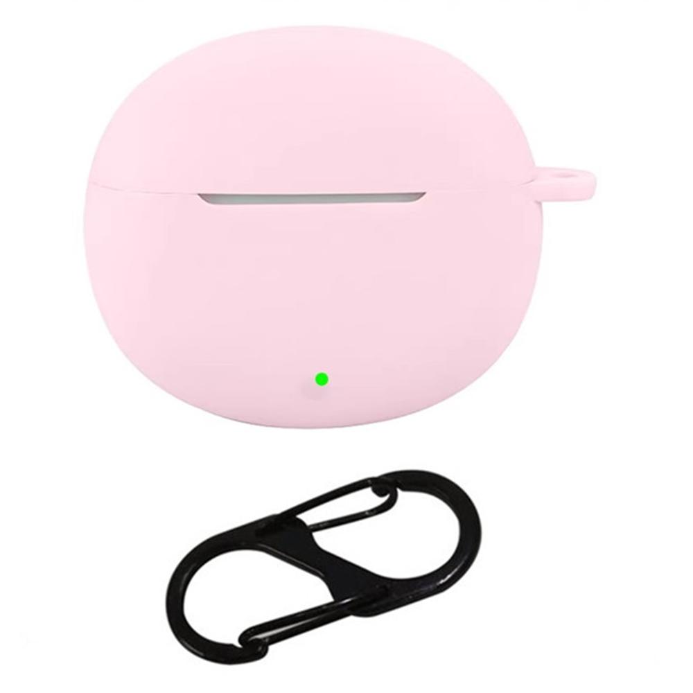 For Honor Earbuds X8 Silicone Case Wireless Earphones Protective Cover with Anti-Lost Buckle