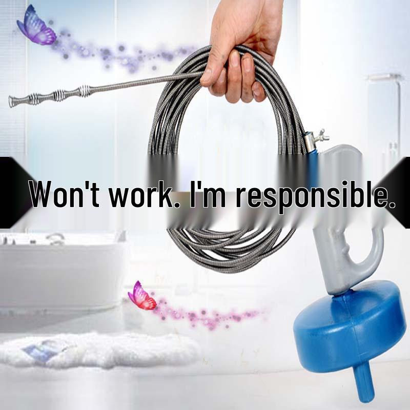 Spring Pipe Clog Remover for Hotel Housekeeping - Expert Pipe Dredging Solution