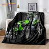 Car Tractor Truck Series Pattern Soft Plush Blanket,Flannel Blanket Throw Blanket for Living Room Bedroom Bed Sofa Picnic Cover