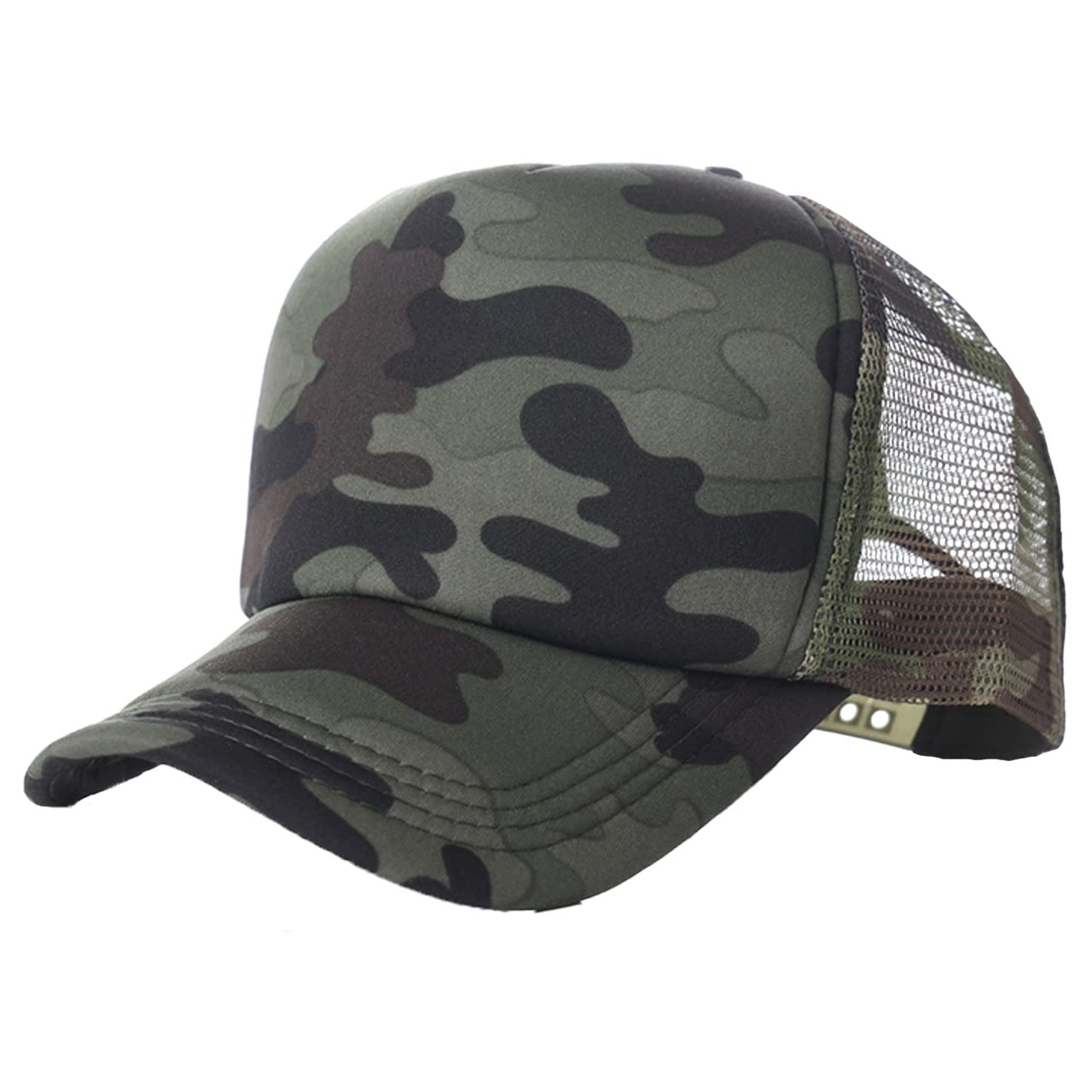 

Mesh CA535 [White Fang] Hat, Camouflage, Cap, Running, Sports, Lightweight, Quick-Drying, Men s, Women s, (Camouflage)