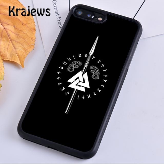 Krajews Viking Vegvisir Odin Nordic Telefon Fall Abdeckung Für iPhone 14 5 SE 6s 7 8 plus XR XS 11 12 13 pro max Samsung S21 S22ultra