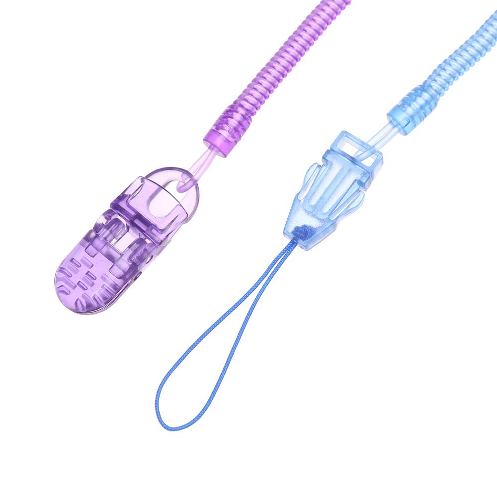 1PC Anti-lost Chain Infant Chew Toy Dummy Clips Nipple Strap Baby Teething Pacifier Chain