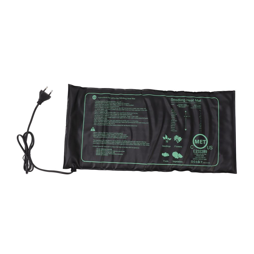 Plăcuță de căldură hidroponică Covoraș de încălzire hidroponic Impermeabil Plug and Play Căldură uniformă Accesoriu pentru germinare