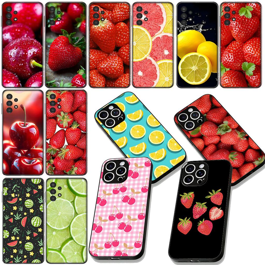 Cherry Strawberry Fruit Summer Avocado Cherry for Motorola Moto Edge 50 30 Fusion 40 NEO Ultra Pro G22 G23 G35 G84 G13 G53 Case