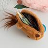 Kawaii Cartoon Creative Pencil Bag Student Capybara Plush Stationery Storage Bag Large Capacity Learning Stationery Supplies