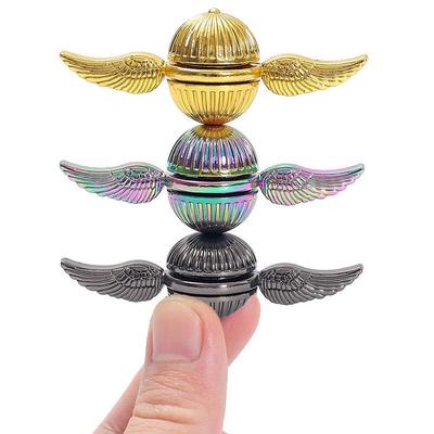 Cupid Zinc Alloy Colorful Fidget Spinner with Harry Potter Angel Wings Design