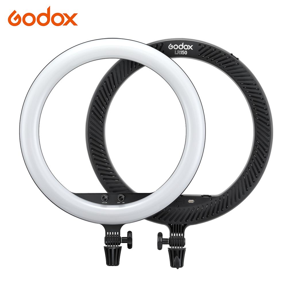 Godox LR150 18 Inch LED Ring Light Studio Photography Fill-in Light 3000K-6000K Bi-Color