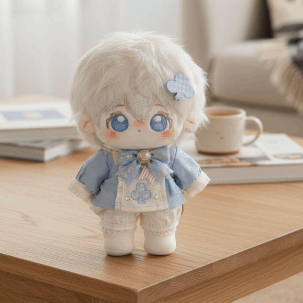 Lovely Design 20CM Cotton Doll Clothes Dress-up Long Ear Rabbit Hat Plush Doll Clothes Kids Gift