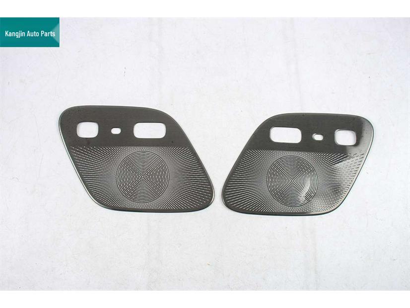 Dustproof Black Titanium Speaker Cover for Front Door Vent - Compatible with Ideal 25 I8 Stainless Steel Interior.