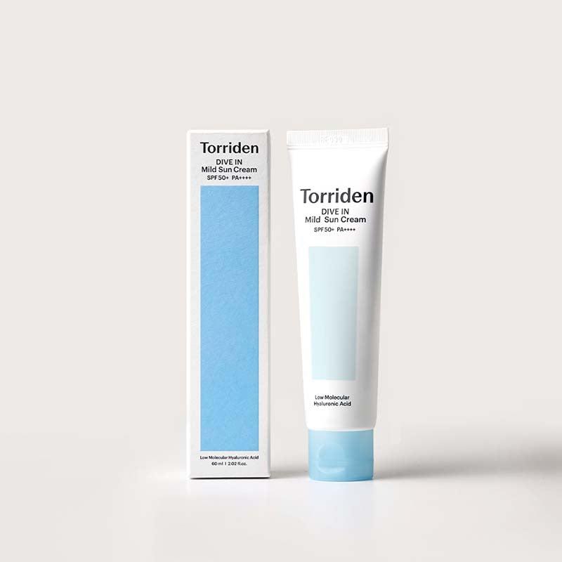 TORRIDEN Dive-in Mild Sun Cream 60mL SPF50+ PA++++/ Nourishing, Moisturizing, Korean Cosmetics, Kbeauty