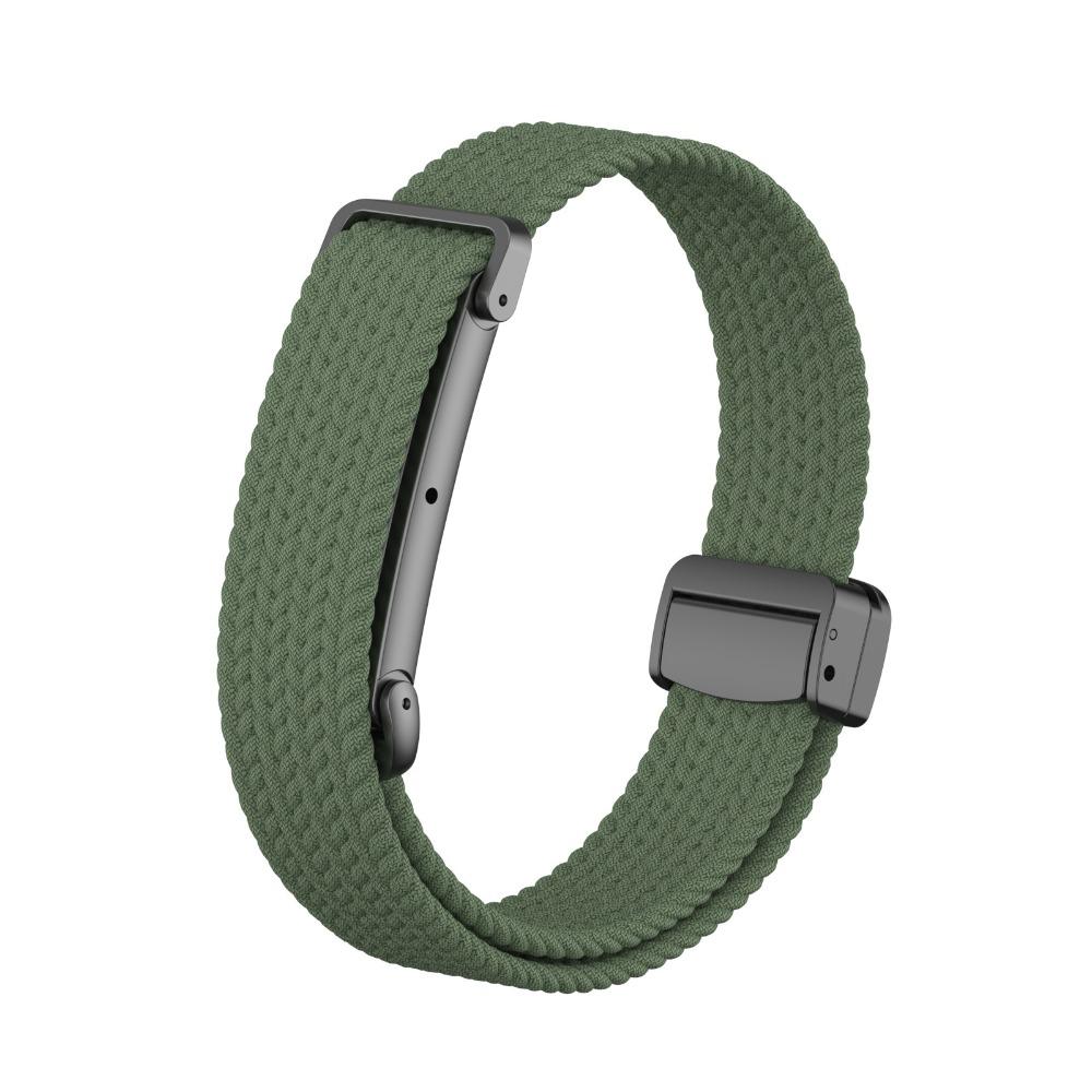 Geflochtenes Nylon Sportarmband Elastisches Bizepsband Fitness-Tracker-Armband für Google Fitbit Air für Damen Herren