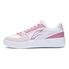 Li Ning Star River Casual Versatile Slimming White Sneakers Non-Slip Shock Absorbing Durable Breathable Low-Top Skate Shoes Women Sneakers AGCS254-3