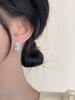 Vintage Ethnic Style Hollow Lace Pearl Ear Stud Piercing Earrings For Women Fashion New Jewelry Gift Party Wedding