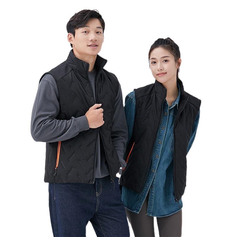 Neue Paar Herbst- und Winter Baumwollweste Sport und Freizeit Herren- und Damen Gleich Ärmellos Warm Stehkragen Weste Jacke