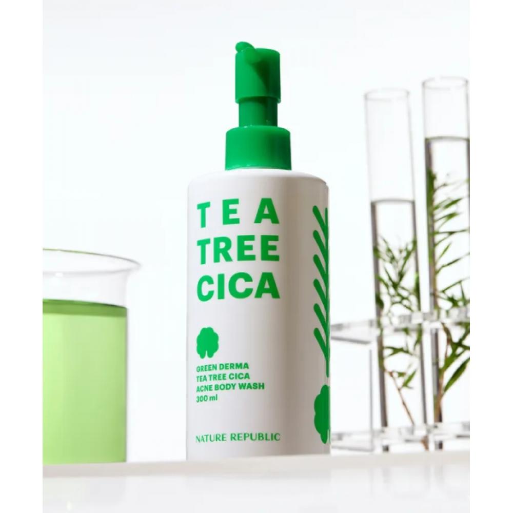Nature Republic Tea Tree Cica Acne Body Wash 300ml Single option ND0172