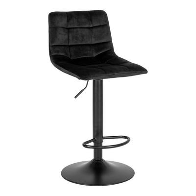 Bar Chair - HOUSE NORDIC - Middlefart - Black Velvet - Metal Legs - Elegant Comfort
