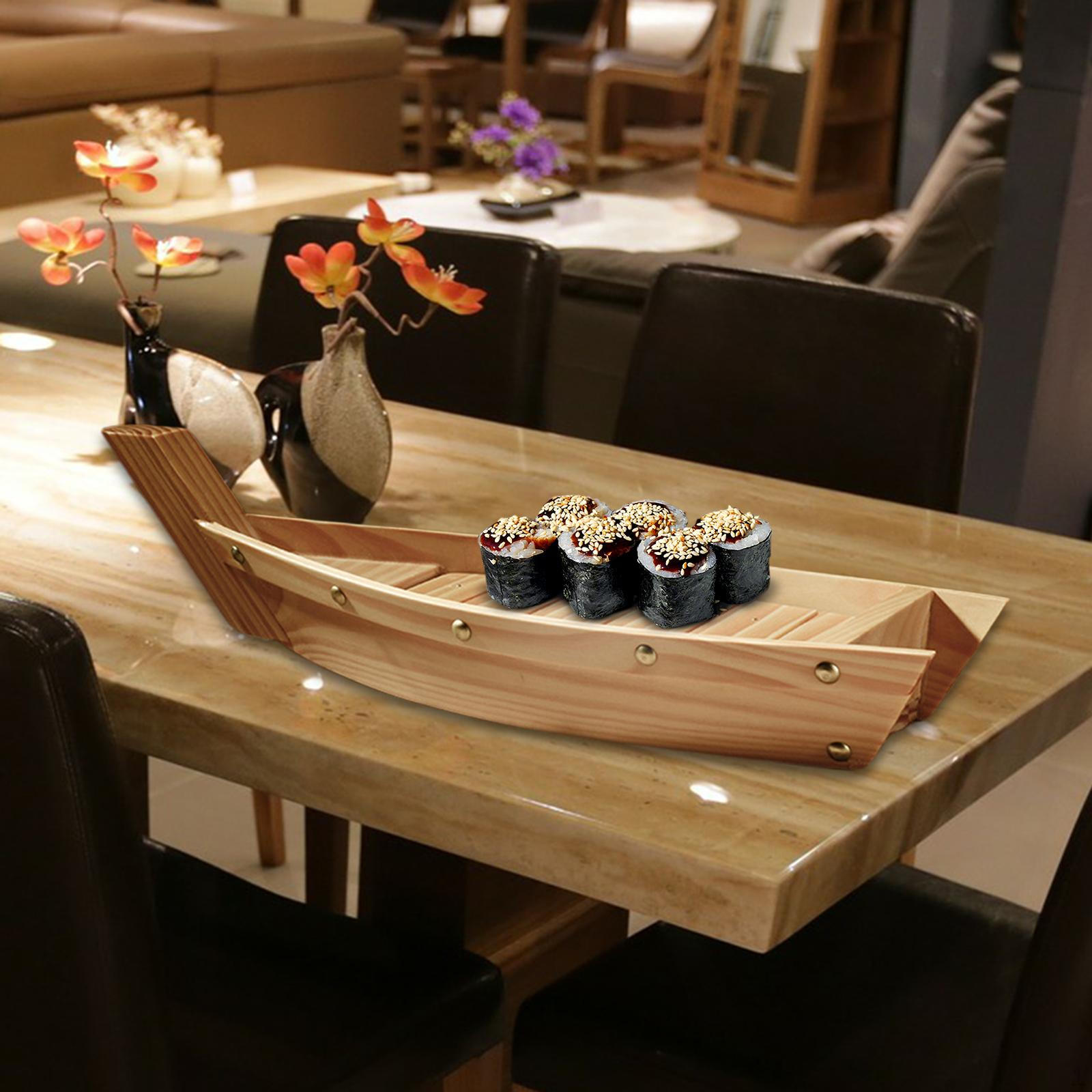 

Creative Sushi Boat Fruit Snacks Tray, Serving Tableware Decoration Tray for Cafe S