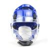 Karate Boxing Face Head Protection Helmet Mask Detachable Taekwondo Helmet Protector Face Head Protecter Transparent Mask Helmet