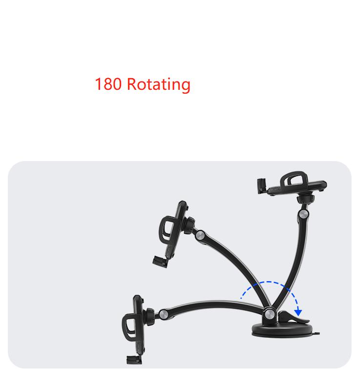 High Quality Universal 360 Rotating Adjustable Car Phone Holder Mount Cell Phone Holder for Car Windshield Dashboard