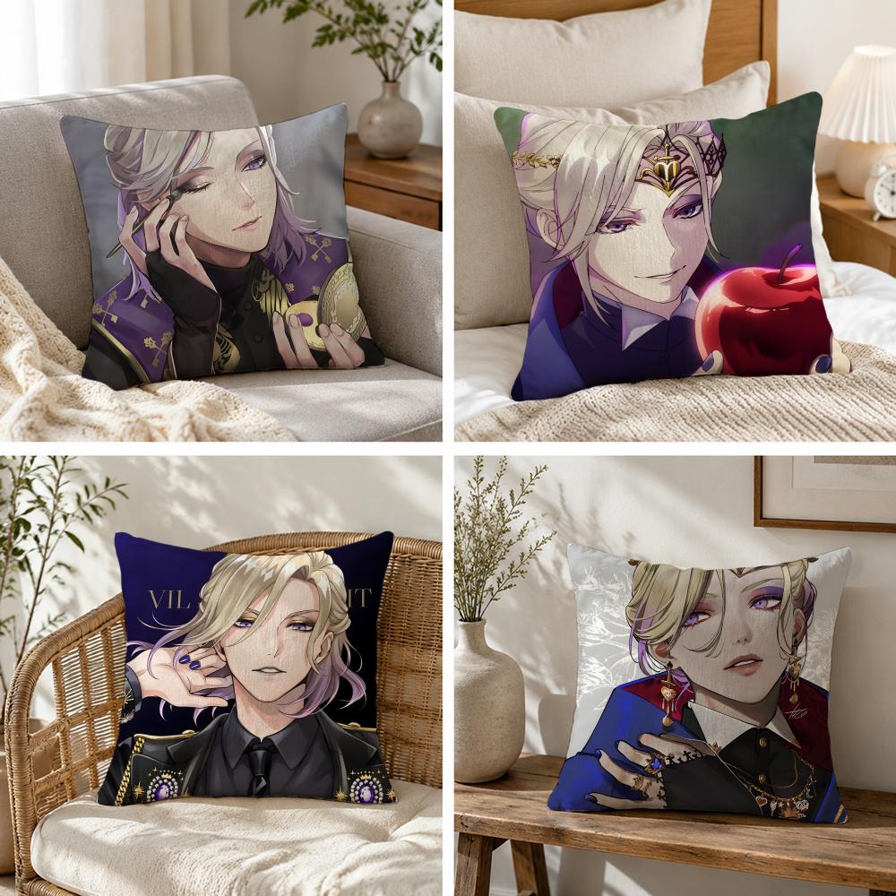 Game Vil Schoenheit Cushion Cover Patterned Cushion Cover Romantic Cozy Home Sofa Decoration
