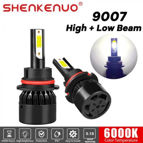 For FORD Crown Victoria 1998-2011 9007 HB5 6000K LED Headlight Bulbs Hi/Lo Beam