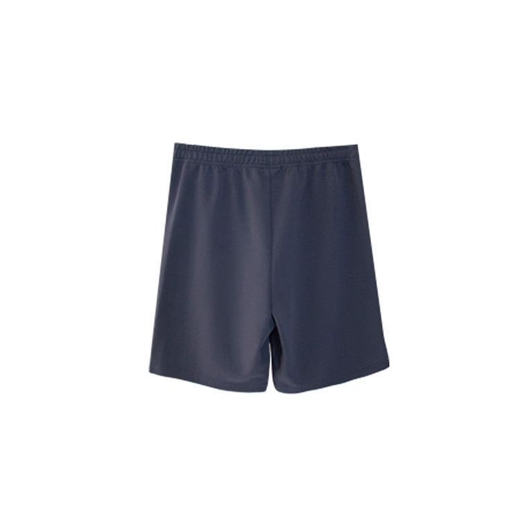 Li-Ning Solid Color Embroidered Brand Logo Knitted Sports Shorts Men shorts Dark-Gray AKSU745-3
