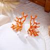 1pairs Fashionable Creative 3D Silver Shell Earrings for Women Exaggerated Personality Holiday Retro Ear Jewelry