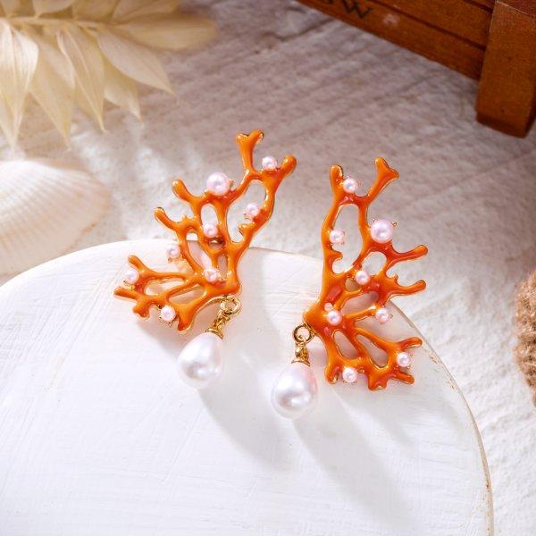1pairs Fashionable Creative 3D Silver Shell Earrings for Women Exaggerated Personality Holiday Retro Ear Jewelry