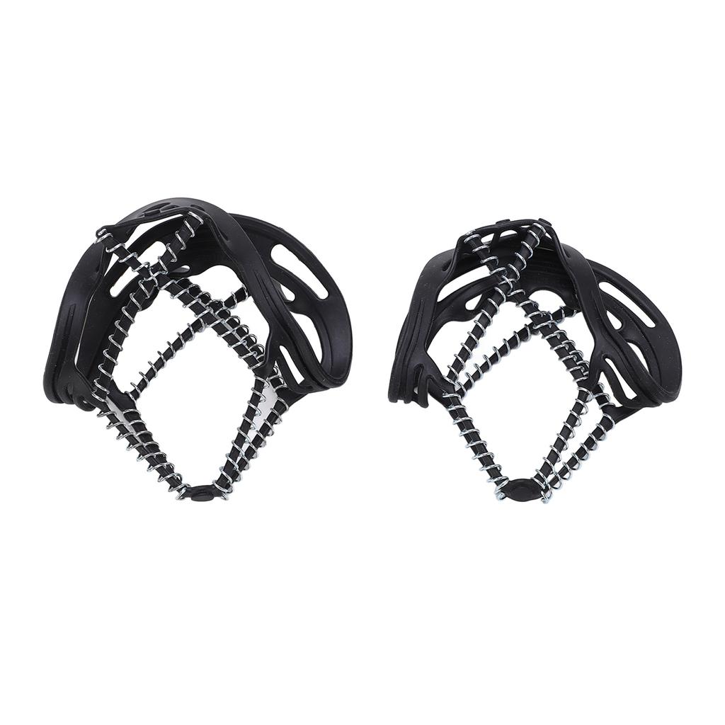 2 Piezas Agarre para Hielo y Nieve de Primavera para Exteriores Tacos de Tracción para Caminar Tacos de Tracción Antideslizantes para Hielo Crampones para