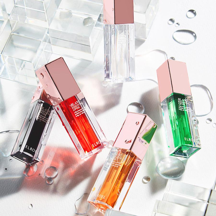 ELROEL Blanc Essential Lip Oil 4,5g/ 01 Pure Lychee 02 Raspberry 03 Apricot 04 Green Apple 05 Black Berry/ Korean Cosmetics, Kbeauty