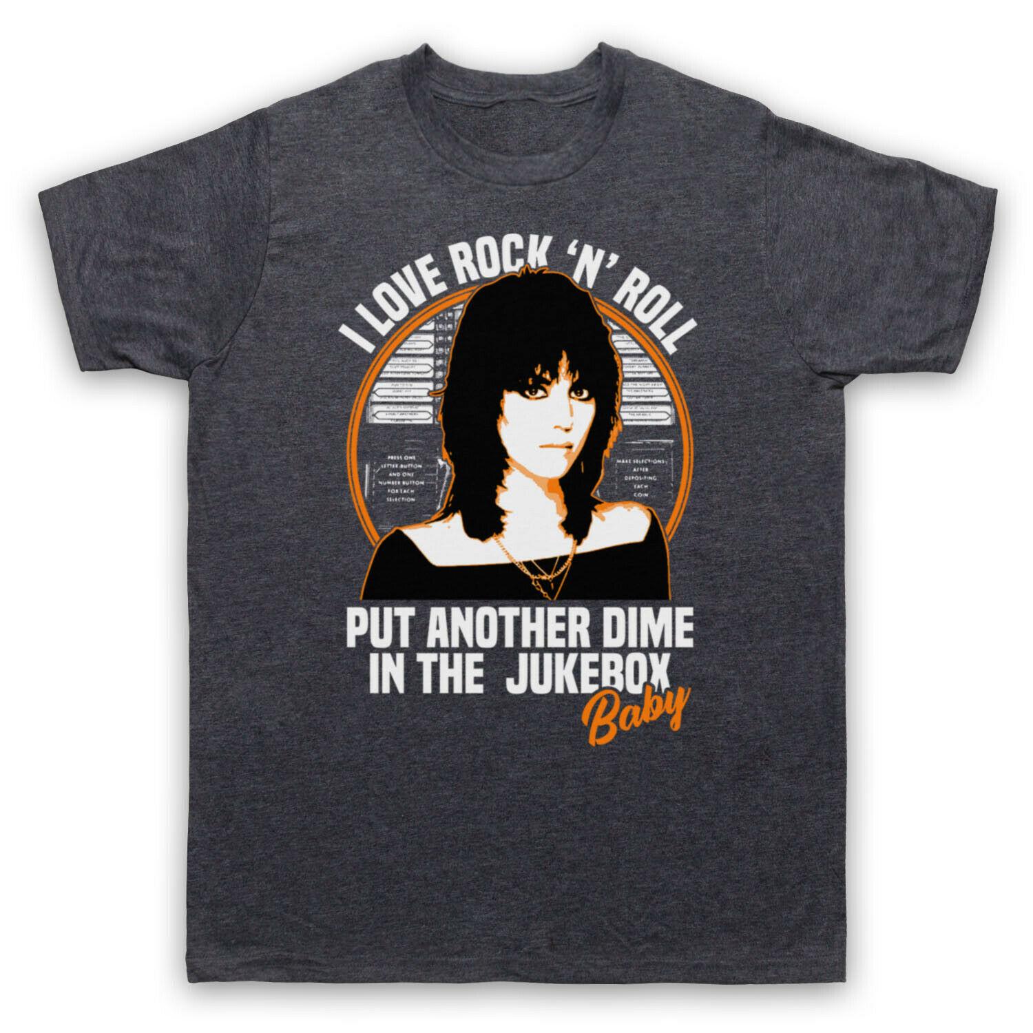 

2025 T-shirts Are Selling Well in Summer JOAN JETT I LOVE ROCK N ROLL DIME JUKEBOX BABY Pure Cotton T-shirt 4XL