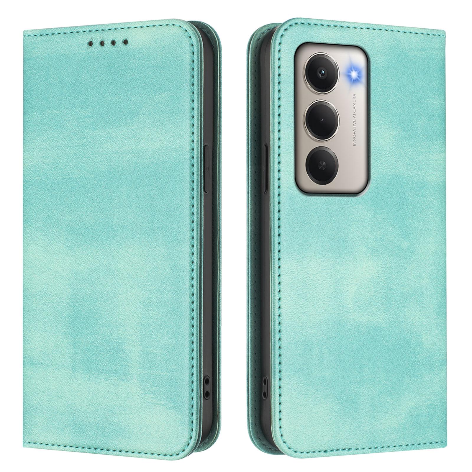 

Для Xiaomi Redmi 15 4G (Європа) (171мм) Чохол-гаманець Ретро Текстура Блокування RFID Шкіряний Чохол для Телефону