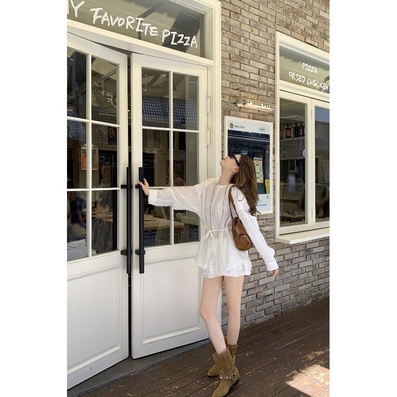 Cowhide Version~ The Same Rivet Outdoor Thick Heel Western Cowboy Boots Women'S Short Boots Retro Stacked Martin Boots