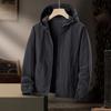 Autumn Jacket Men's Cool and Breathable Outdoor Hooded Tooling Jacket Waterproof Travel Jacket