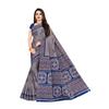 TAMAIRA FASHION Womens Plain Weave Pure Cotton Saree Without Blouse Piece (2229_Grey_Malmal)