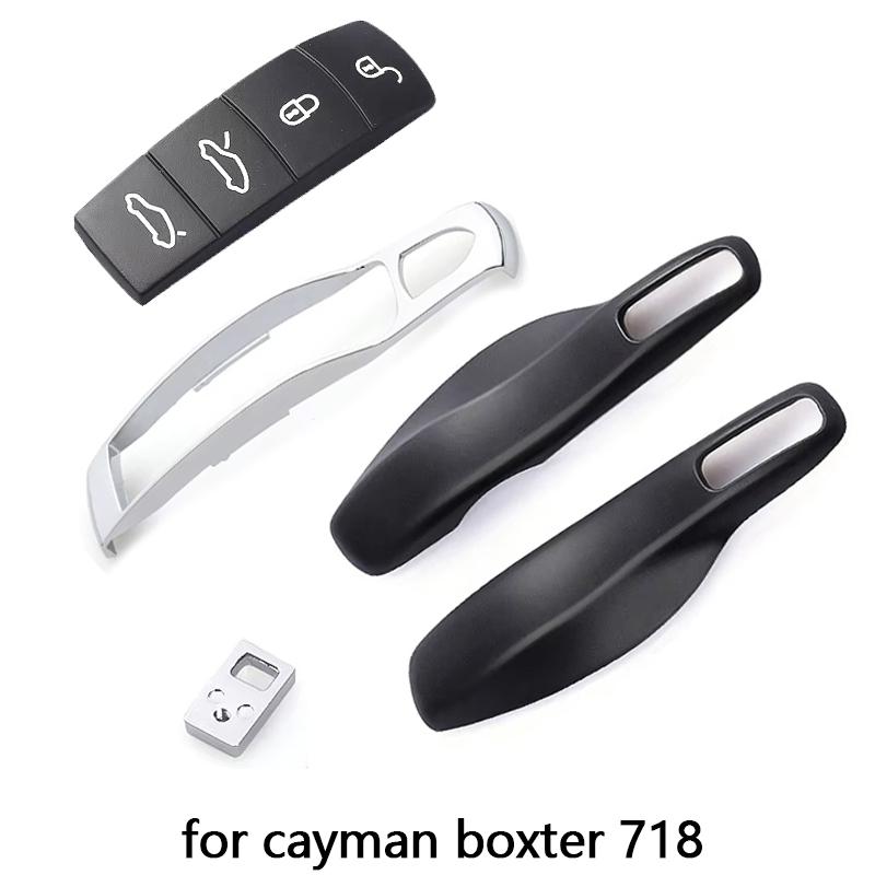 Car Key Case Accessories Replacement Parts For Porsche Cayenne 2011- Macan 2014- Panamera 2010- Cayman Boxter 718