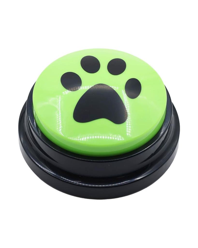 Pet Communication Conversation Talking Toy with Recording Educational Toy with Training Set of 4 Paw Dog/Cat Function, Buttons, Supplies, (with Print)