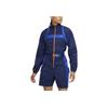 Jordan Next Utility Capsule Stand Collar Long Sleeve Romper Women Rompers Blue DD7090-492