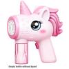 Unicorn Electric Bubble Gun Kids Toy Bubbles Machine Automatic Soap Blower with Light Outdoor Party Games Children Gift Toy
