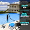 Cordless Submersible Water/Oil Pump Adapter Compatible with Makita 18V Batteries, 120W 12V Water Transfer Pump, Oil Suction Pump, Oil Gun, Portable El