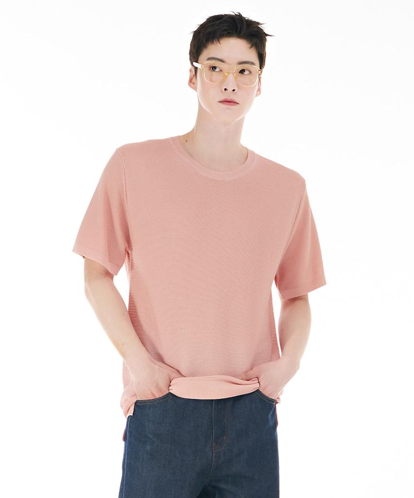 CHASECULT Men'S Cool Touch Crew Neck Short Sleeve Sweater-Cbrk5611D0P