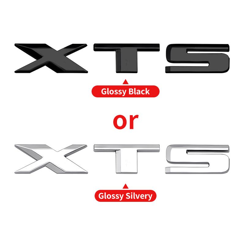

3D Car Rear Trunk Sticker Logo Letters Decals Badge For Cadillac CT4 CT5 CT6 CTS XT4 XT5 XT6 XTS ATS AWD 25T 28T 40T Accessories Glossy black