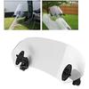 Motorcycle Windscreen Deflector, Adjustable Clip-On Transparent ABS Windshield Spoiler with Tool-Free Installation for Reduced Wind Noise & Enhanced