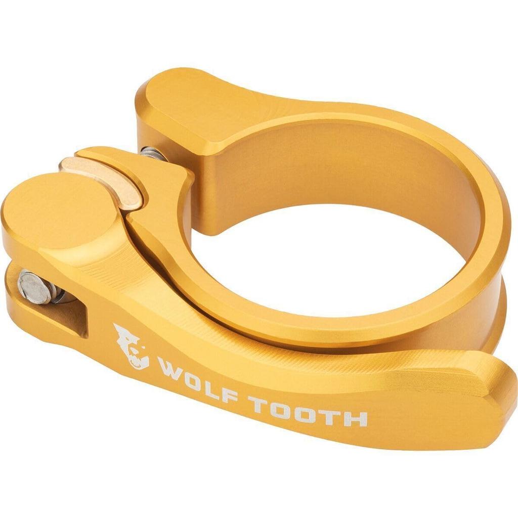 Wolf Tooth Seatpost Clamp Gold Quick Release 29.8mm